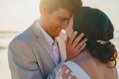 Wedding photoshoot in Costa da Caparica by Denis Erroyaux