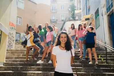 Friends Trip photoshoot in Lisbon by Denis Erroyaux