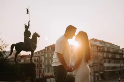 Engagement photoshoot in Porto by Pedro Moreira