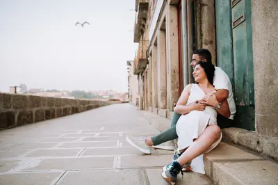 Engagement photoshoot in Porto by Pedro Moreira