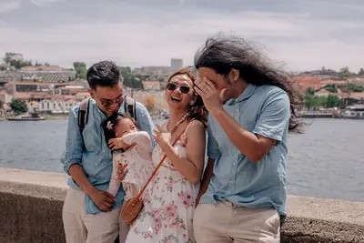 Family photoshoot in Porto by Chris Batista