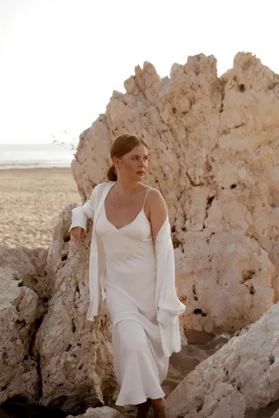 Solo Portrait photoshoot in Nazaré by Nadiya Kharytonenko