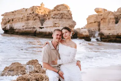 Engagement photoshoot in Algarve by Isa Mestre